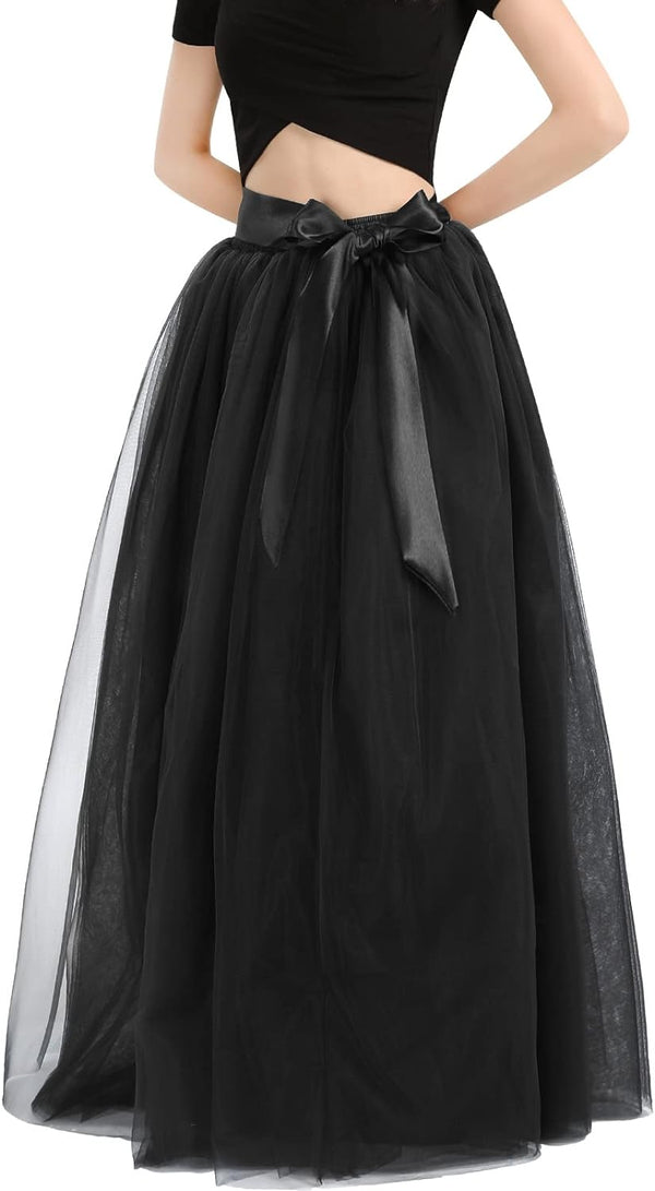 Tulle Maxi Skirts for Women