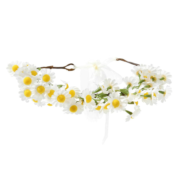 Boho Sunflower Hippie Floral Crown