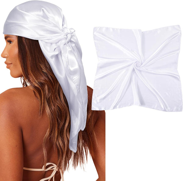 35"  Solid Color Satin Scarf (Pack of 1)