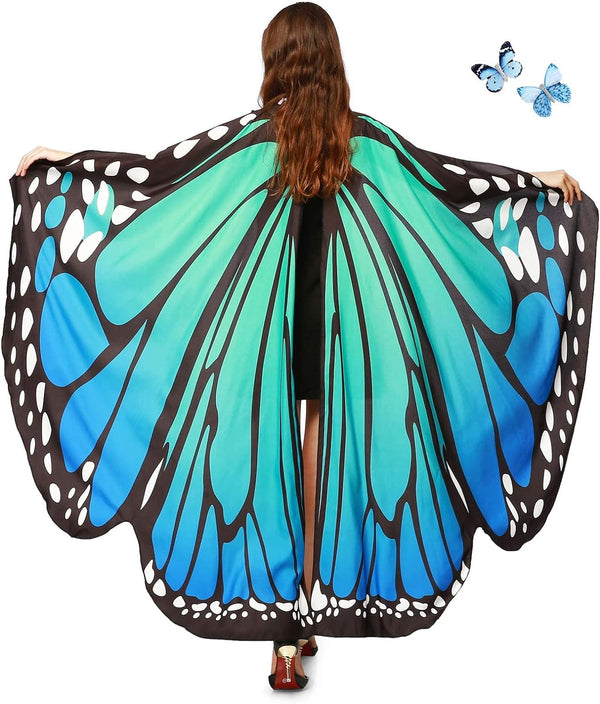 Women Butterfly Wings Shawl