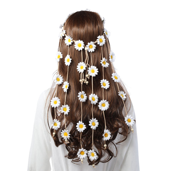 Sunflower Headband Women Hippie Headwear